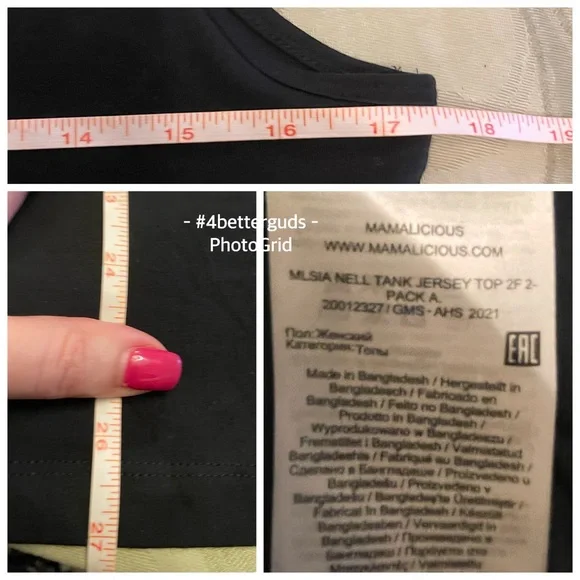 SET 3 Mama:Licious Organic Nell 2 Tanks & Isabel Maternity Crossover Midi Short - Picture 10 of 16